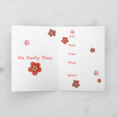 Invitation à la fête des fleurs joyeuses (Intérieur)