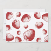 Invitation à la fête des fraises (Dos)