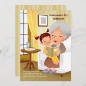 Invitation à la fête des grands-parents (Devant / Derrière)