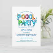 Invitation à la fête des lettres vibrantes dans la (Debout devant)