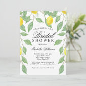 Invitation à la Fête des mariées Lemon Boho (Debout devant)