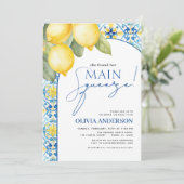 Invitation à la Fête des mariées principale de la  (Debout devant)