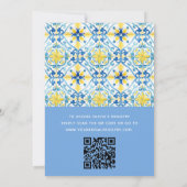 Invitation à la Fête des mariées principale de la  (Dos)