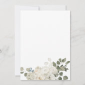 Invitation à la Fête des mariées Tea Party (Dos)