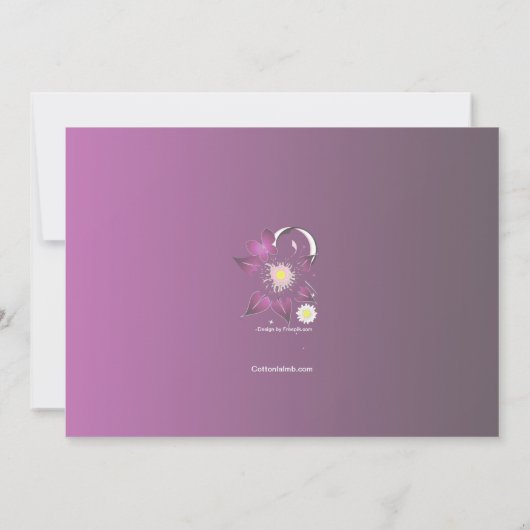 Invitation à la fête des mères (Dos)