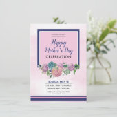 Invitation à la fête des mères (Debout devant)