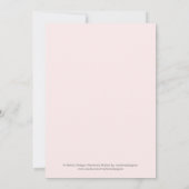 Invitation à la fête des mères florales (Dos)