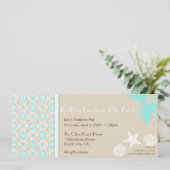 Invitation à la fête des Motifs de plage 2 (Debout devant)