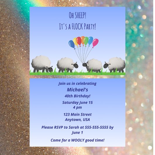 Invitation à la Fête des Moutons – Oh Mouton C'est