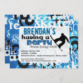 Invitation à la fête des neiges (Devant / Derrière)