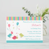 Invitation à la fête des oiseaux (Debout devant)