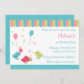 Invitation à la fête des oiseaux (Devant / Derrière)