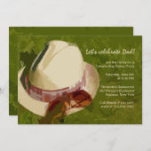 Invitation à la Fête des pères Casquette de l'homm (Devant / Derrière)