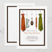 Invitation à la Fête des pères de Love You Dad (Devant / Derrière)