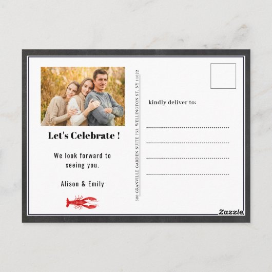 Invitation à la Fête des pères de tableau de bord  (Dos)