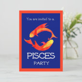 Invitation à la fête des "Pisces" (Debout devant)