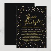 Invitation à la fête des poules noires Gold et Ros (Devant / Derrière)