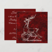 Invitation à la fête des rennes (Devant / Derrière)
