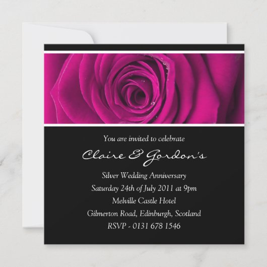 Invitation à la fête des roses (Devant)
