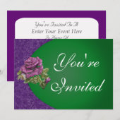 Invitation à la fête des Roses juifs (Devant / Derrière)