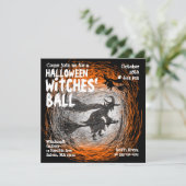 Invitation à la fête des sorcières de Ball Hallowe (Debout devant)