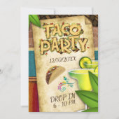 Invitation à la fête des tacos (Devant)