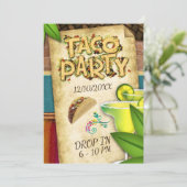 Invitation à la fête des tacos (Debout devant)
