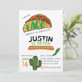 Invitation à la fête des tacos (Debout devant)
