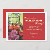 Invitation à la fête des Tapas (Devant / Derrière)