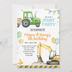 Invitation à la fête des tracteurs et de la constr