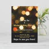 Invitation à la Fête des Vacances (Debout devant)