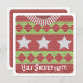 Invitation à la fête des Vacances (Devant / Derrière)