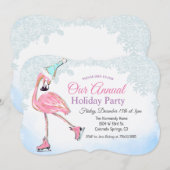 Invitation à la fête des vacances d'hiver (Devant / Derrière)