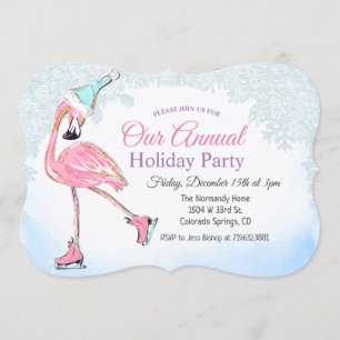 Invitation à la fête des vacances d'hiver