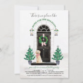 Invitation à la Fête des Vacances d'or Retriever (Devant)