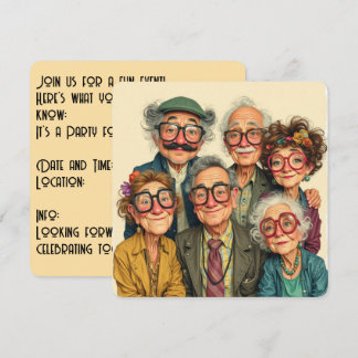 Invitation à la fête des Vieux Amis Rigolos