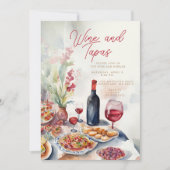 Invitation à la fête des vins et tapas (Devant)