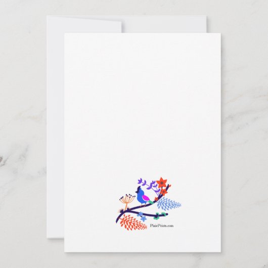 Invitation à la fête d'été (Dos)