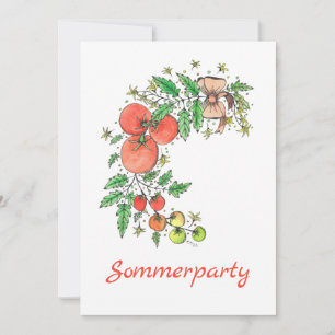 Invitation à la fête d'été
