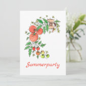 Invitation à la fête d'été (Debout devant)