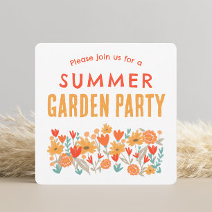 Invitation à la fête d'été