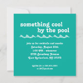 Invitation à la fête d'été (Dos)