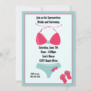 Invitation à la fête d'été