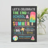 Invitation à la fête d'été de fin d'année scolaire (Debout devant)