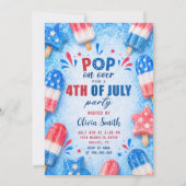 Invitation à la fête d'été du 4 juillet (Devant)