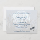 Invitation à la fête d'été Moon, Marsh et Dragonfl (Dos)