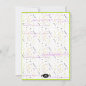 Invitation à la fête d'Halloween (Dos)