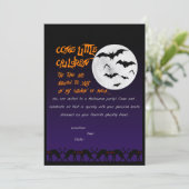 Invitation à la fête d'Halloween (Debout devant)