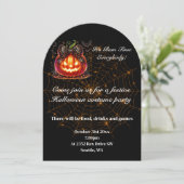 Invitation à la fête d'Halloween (Debout devant)