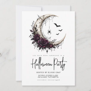 Invitation à la fête d'Halloween